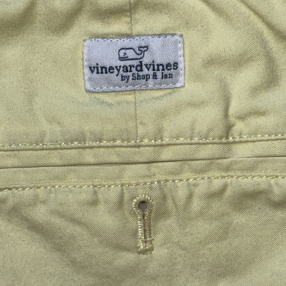 Boys/Kids Vineyard Vines Light Yellow Khaki Shorts Size 16 - Picture 8 of 9